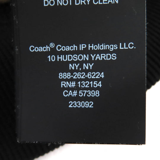 COACH Hoodie 89747 Main: 100% cotton, Lining: 100% cotton, Part: 100% polyester, Part: 98% cotton, Part: 2% polyurethane Brown black mens M Used Authentic