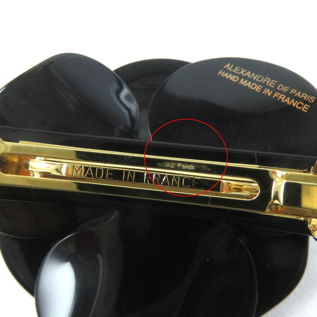 ALEXANDRE DE PARIS hair accessory AA6-12286-02 Acetate, Swarovski(R), Crystal beige LISERAI Women Used Authentic