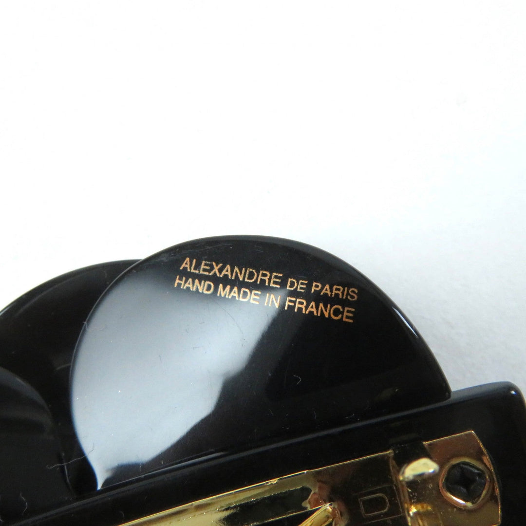 ALEXANDRE DE PARIS hair accessory AA6-12286-02 Acetate, Swarovski(R), Crystal beige LISERAI Women Used Authentic