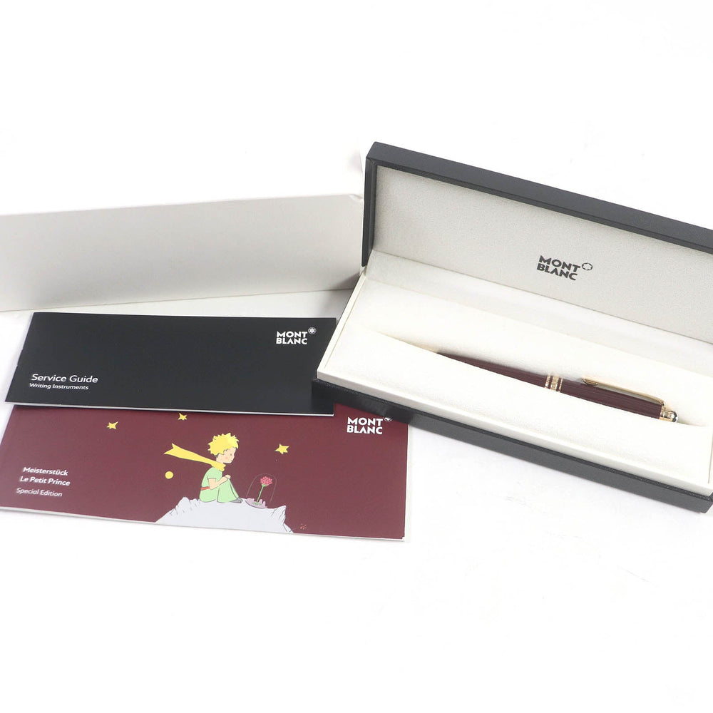 MONTBLANC Ballpoint pen resin Bordeaux Gold Meisterstück Le Petit Prince