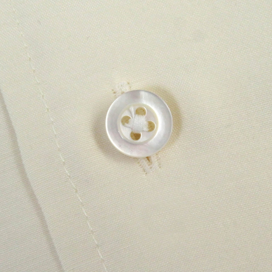 JIL SANDER Long sleeve shirt JSYU601434 Main: 63% wool, Main: 37% silk Ivory mens M Used Authentic