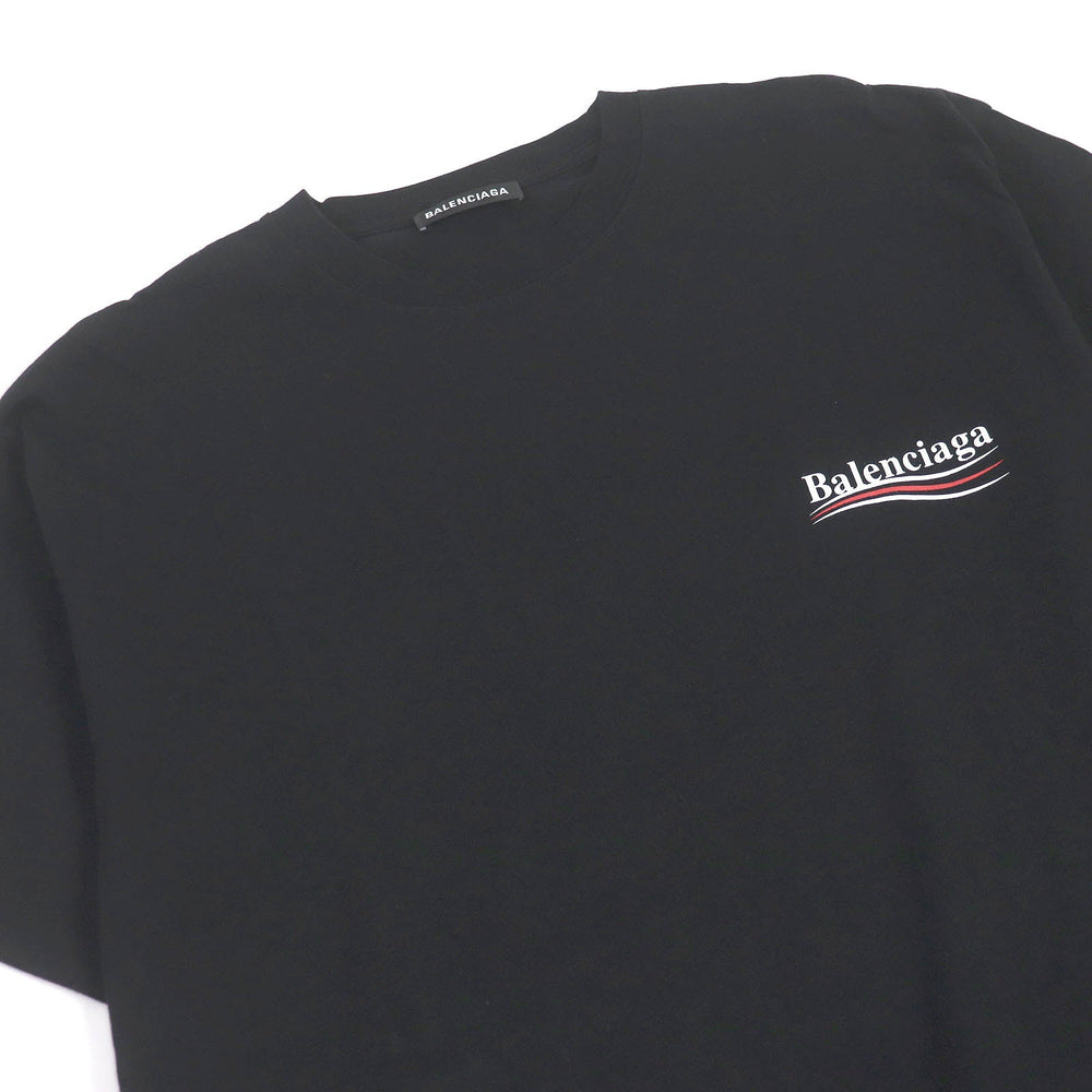 BALENCIAGA Short sleeve T-shirt 570803 cotton black mens XS Used Authentic