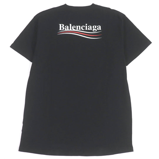 BALENCIAGA Short sleeve T-shirt 570803 cotton black mens XS Used Authentic