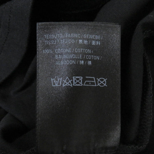 BALENCIAGA Short sleeve T-shirt 570803 cotton black mens XS Used Authentic