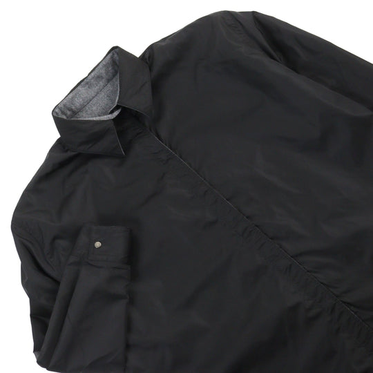 MONCLER Long sleeve shirt F20932F70570 54233 Outer: 100% wool, Lining: 100% nylon Gray black CAMICIA mens 40 Used Authentic