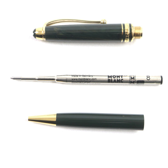 MONTBLANC Ballpoint pen resin Green gold Meisterstck Origin Collection #164 Classic mens Used Authentic