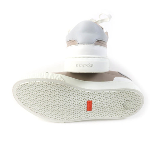 HERMES Low cut sneakers Main: Leather Beige Sketch / White Day Women 36 Used Authentic