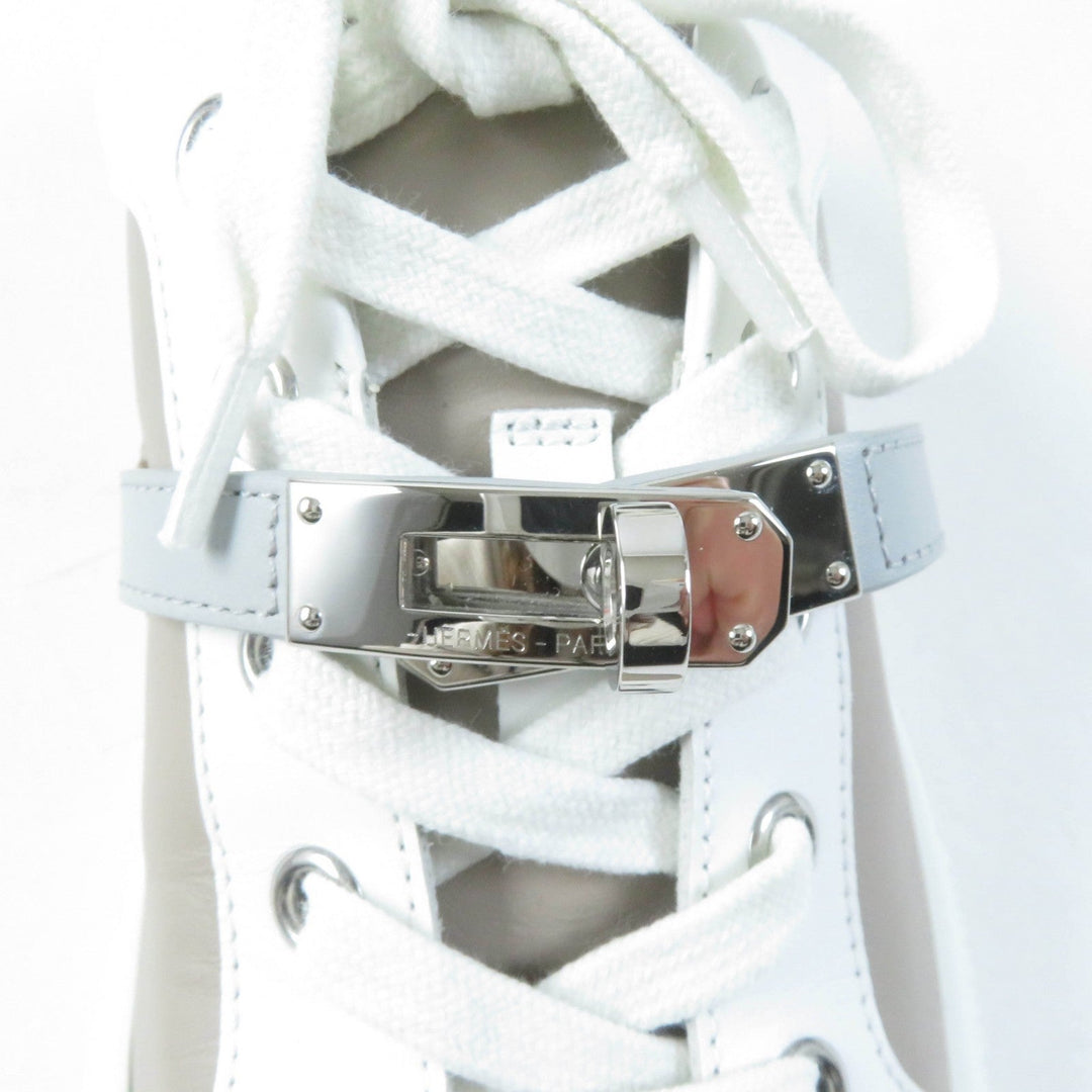 HERMES Low cut sneakers Main: Leather Beige Sketch / White Day Women 36 Used Authentic