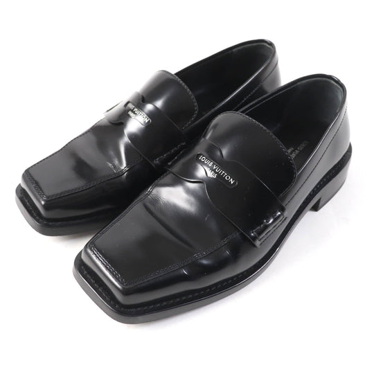 LOUIS VUITTON loafers Main: Leather black The Connery Line Women 35.5 Used Authentic