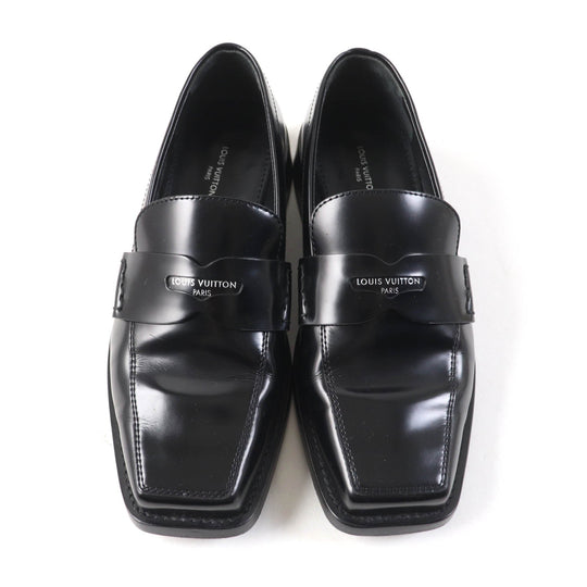 LOUIS VUITTON loafers Main: Leather black The Connery Line Women 35.5 Used Authentic