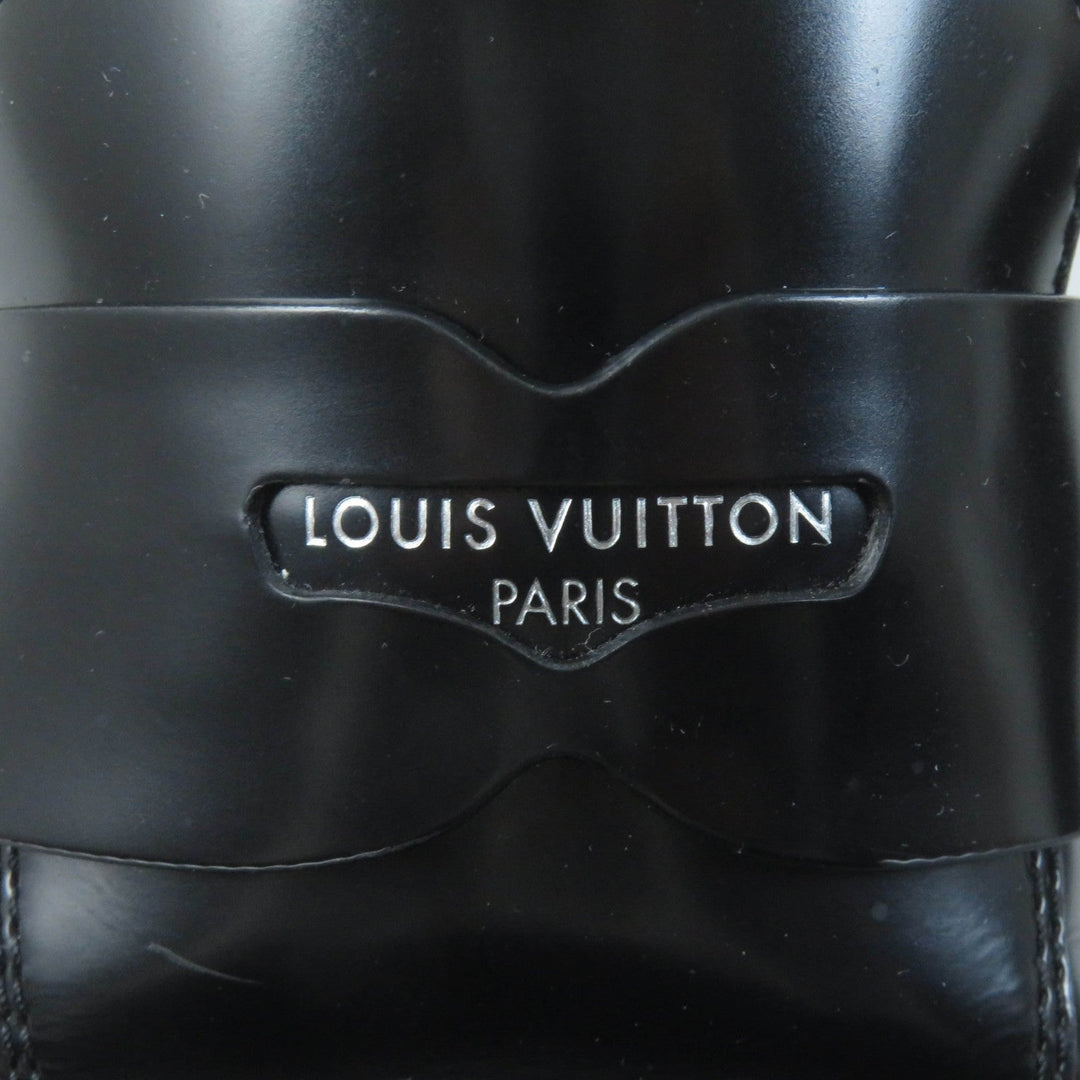 LOUIS VUITTON loafers Main: Leather black The Connery Line Women 35.5 Used Authentic