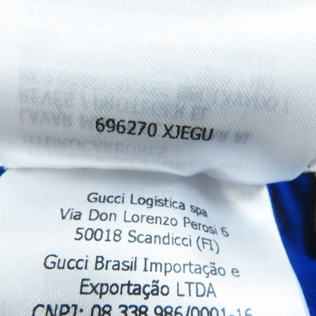 GUCCI Pants 696270 Outer: 55% polyester, Outer: 45% cotton, Part: 100% polyester, Part: 62% rayon, Part: 38% cotton cobalt blue Web line Flared jogging pants Women M Used Authentic