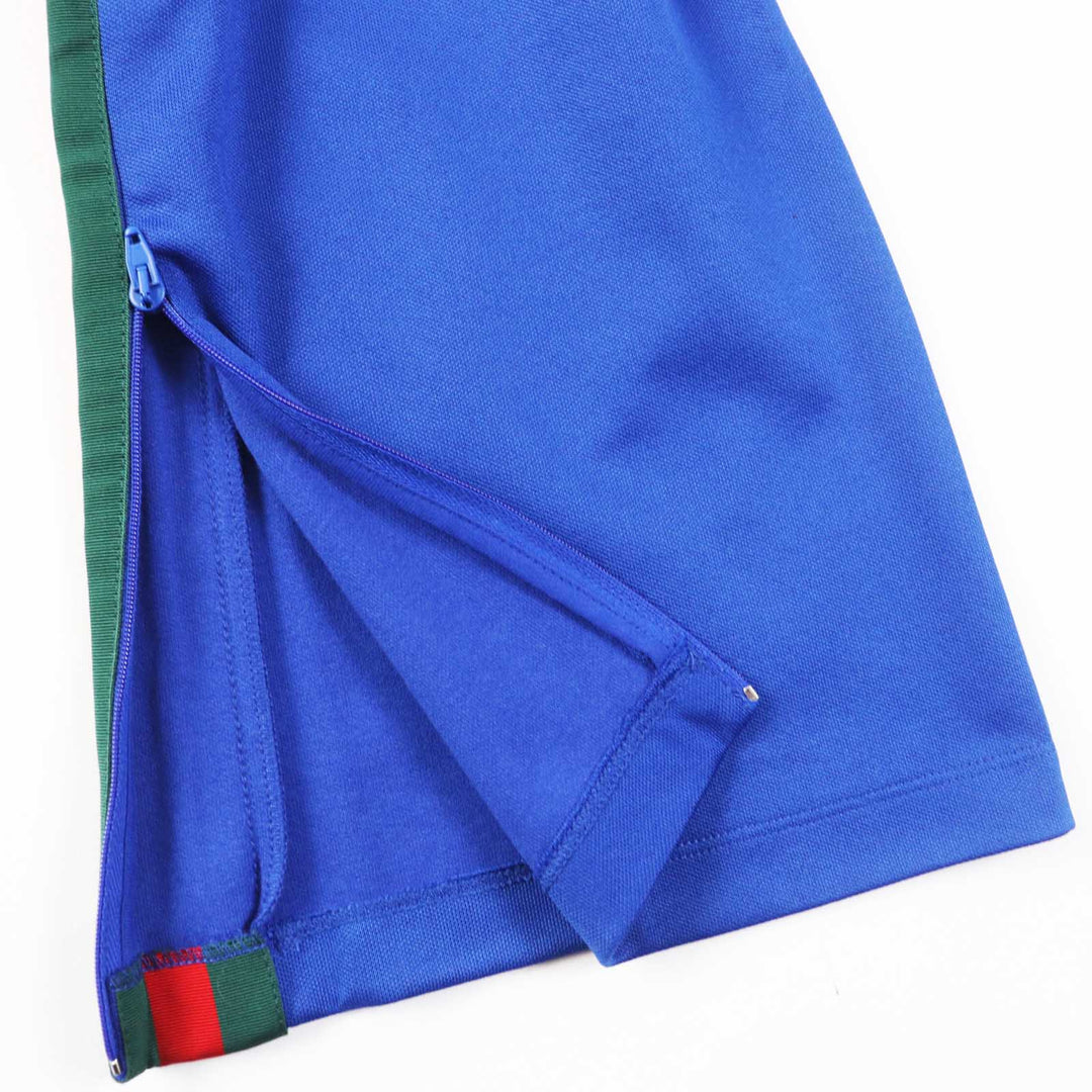 GUCCI Pants 696270 Outer: 55% polyester, Outer: 45% cotton, Part: 100% polyester, Part: 62% rayon, Part: 38% cotton cobalt blue Web line Flared jogging pants Women M Used Authentic