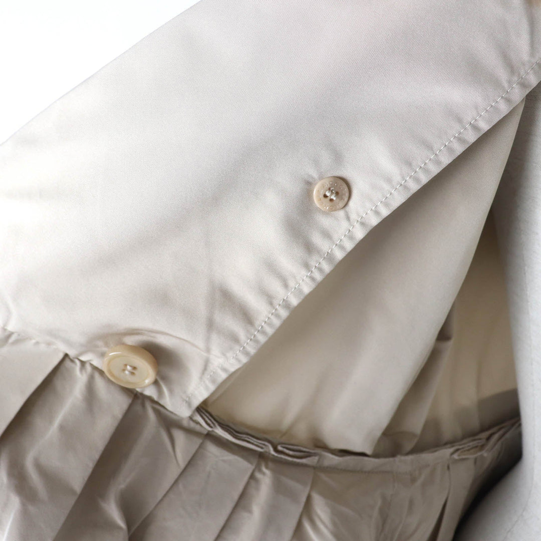 MONCLER trench coat Main: 100% polyester beige DURENNE Women 1 Used Authentic