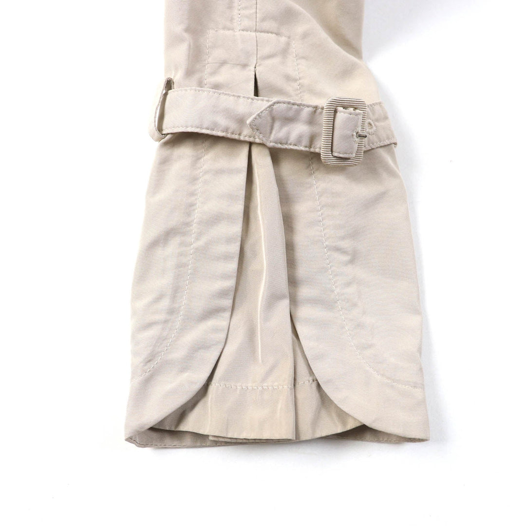 MONCLER trench coat Main: 100% polyester beige DURENNE Women 1 Used Authentic