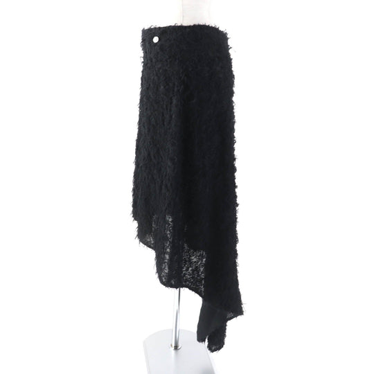 CHANEL skirt 22A P73158 Outer: 69% wool, Outer: 27% silk, Outer: 4% polyester, Lining: 100% silk black Women 36 Used Authentic