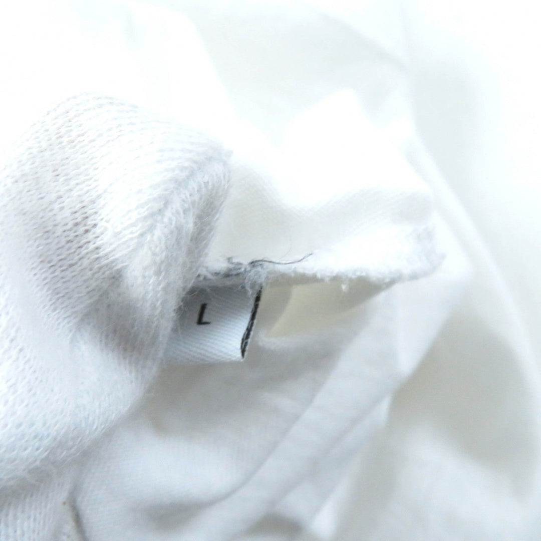 LOEWE Short sleeve T-shirt S359Y22X28 Main: 100% cotton, Part: 100% cotton White black Slim Fit T-shirt Women L Used Authentic