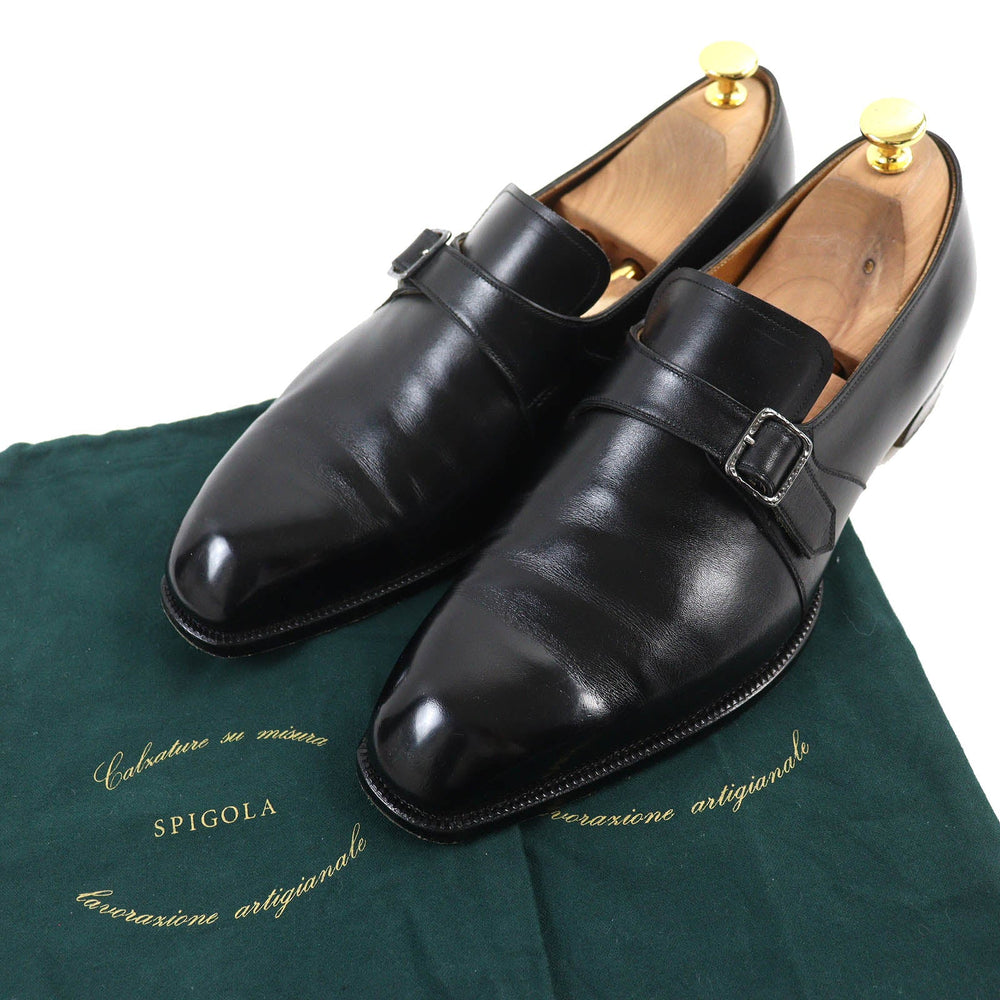 SPIGOLA Leather shoes Main: Leather black mens Size not specified Used Authentic