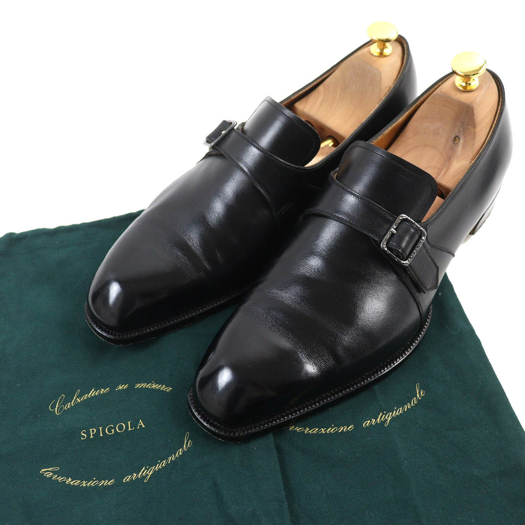 SPIGOLA Leather shoes Main: Leather black mens Size not specified Used Authentic