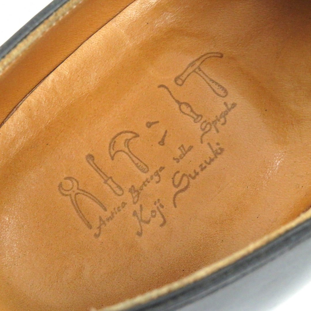 SPIGOLA Leather shoes Main: Leather black mens Size not specified Used Authentic