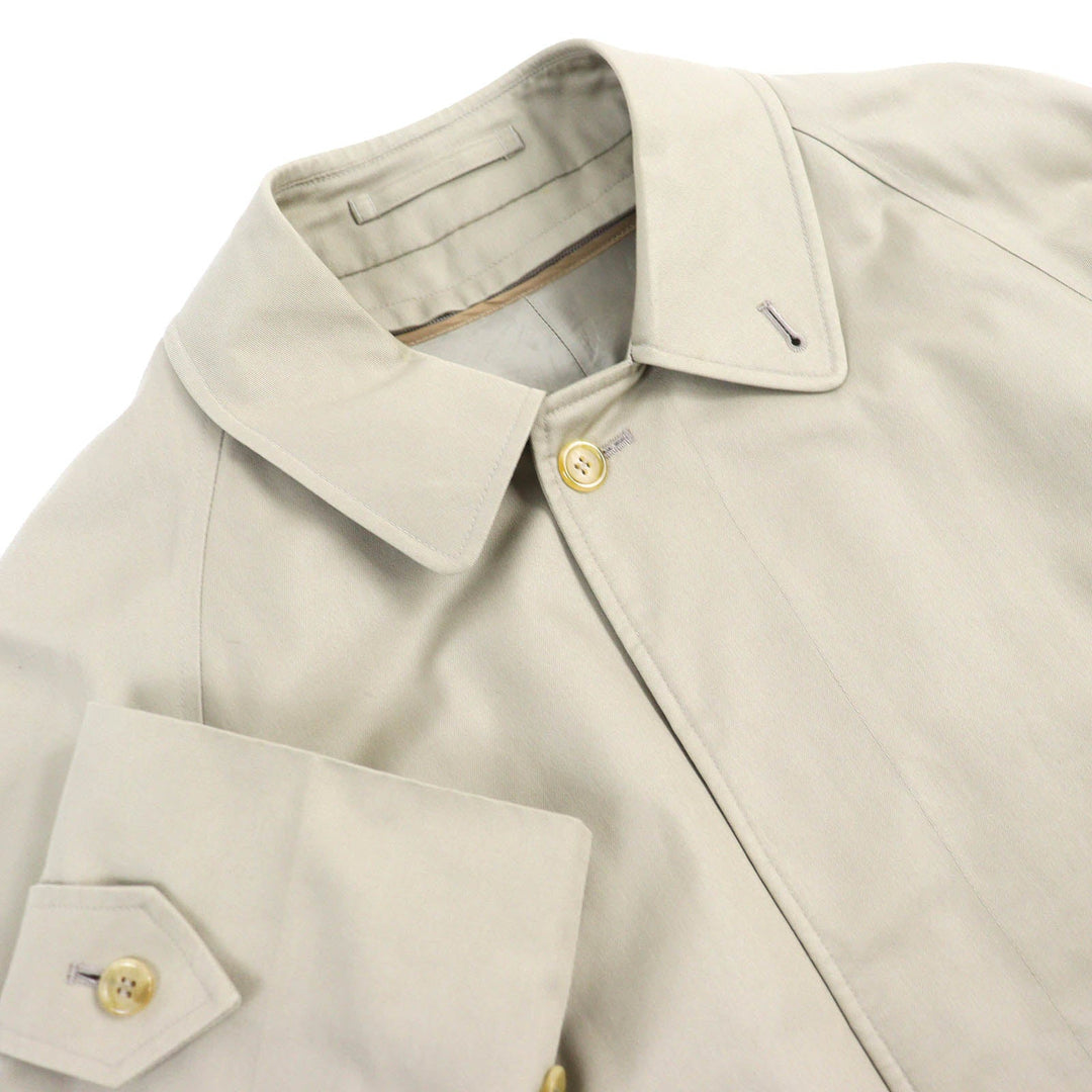 BURBERRY Stainless collar coat Outer: 51% cotton, Outer: 49% polyester, Lining: 50% polyester, Lining: 50% cotton, Liner: 100% wool beige mens 38 Used Authentic