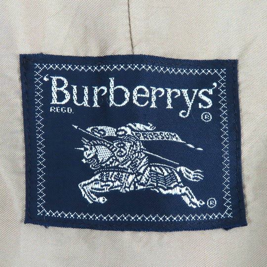 BURBERRY Stainless collar coat Outer: 51% cotton, Outer: 49% polyester, Lining: 50% polyester, Lining: 50% cotton, Liner: 100% wool beige mens 38 Used Authentic
