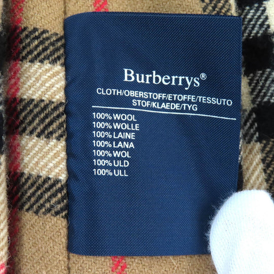 BURBERRY Stainless collar coat Outer: 51% cotton, Outer: 49% polyester, Lining: 50% polyester, Lining: 50% cotton, Liner: 100% wool beige mens 38 Used Authentic
