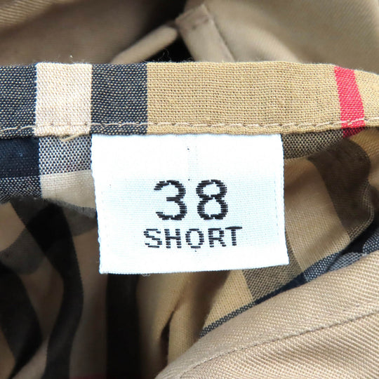 BURBERRY Stainless collar coat Outer: 51% cotton, Outer: 49% polyester, Lining: 50% polyester, Lining: 50% cotton, Liner: 100% wool beige mens 38 Used Authentic