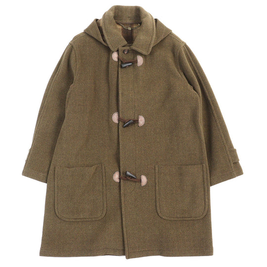 Dunhill Duffel coat Main: 100% wool Brown mens M Used Authentic
