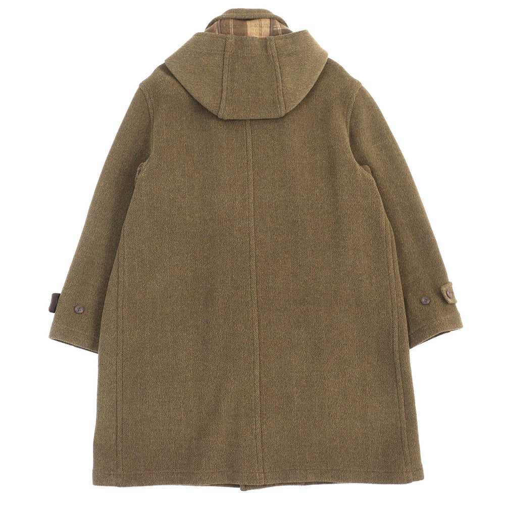 Dunhill Duffel coat Main: 100% wool Brown mens M Used Authentic