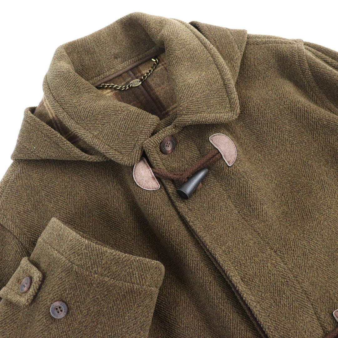 Dunhill Duffel coat Main: 100% wool Brown mens M Used Authentic
