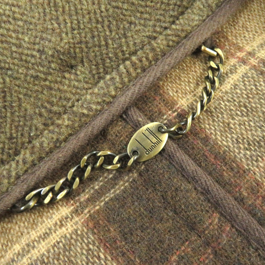Dunhill Duffel coat Main: 100% wool Brown mens M Used Authentic