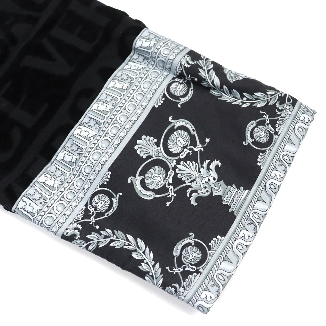 VERSACE Bathrobe ZACJ0008 Main: 100% cotton, Part: 100% cotton black mens M Used Authentic