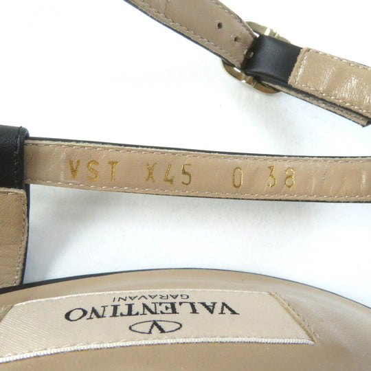 Valentino Garavani Sandals Main: Leather black SCARPE DONNA Women 38 Used Authentic
