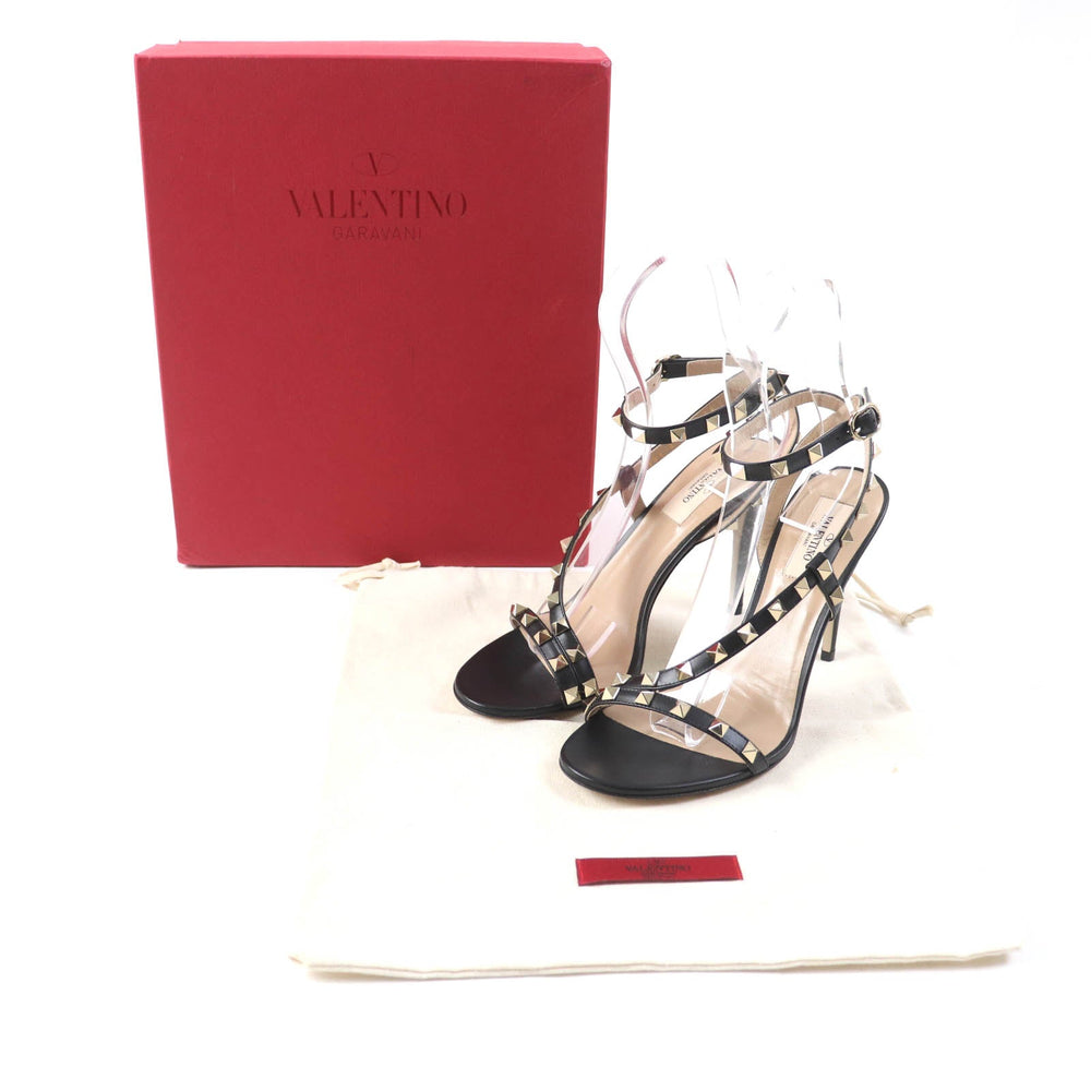 Valentino Garavani Sandals Main: Leather black SCARPE DONNA Women 38 Used Authentic