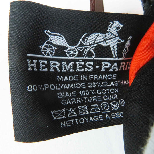 HERMES Pouch Main: Polyamide, Main: , Part: Cotton Neon orange Truth Flat PM Women Used Authentic