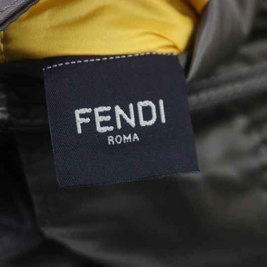FENDI Sling bag 7AS138 Main: Nylon, Part: Leather Gray type Bucket Mini Phone Case mens Used Authentic