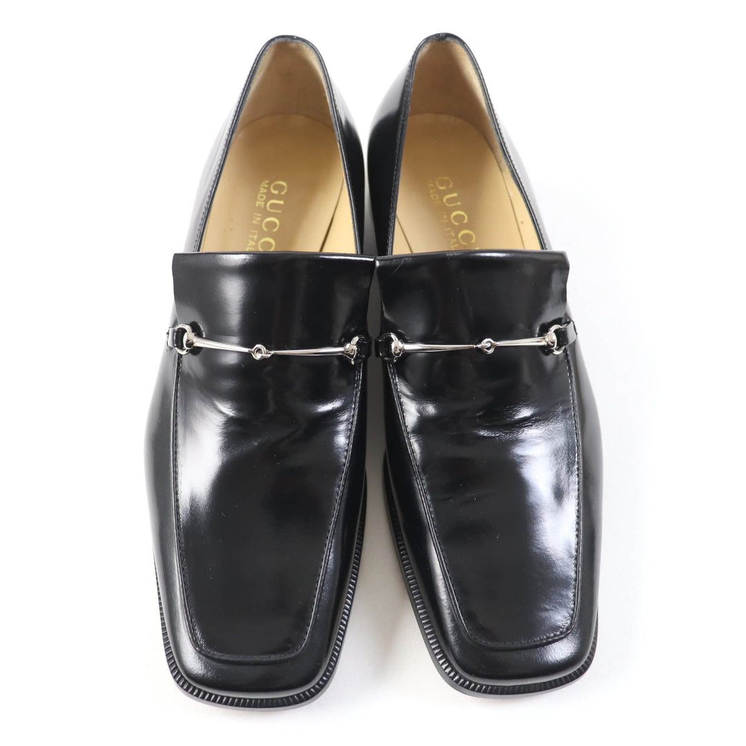 GUCCI loafers 100 0418 Main: Leather black Women 36 1/2  C Used Authentic