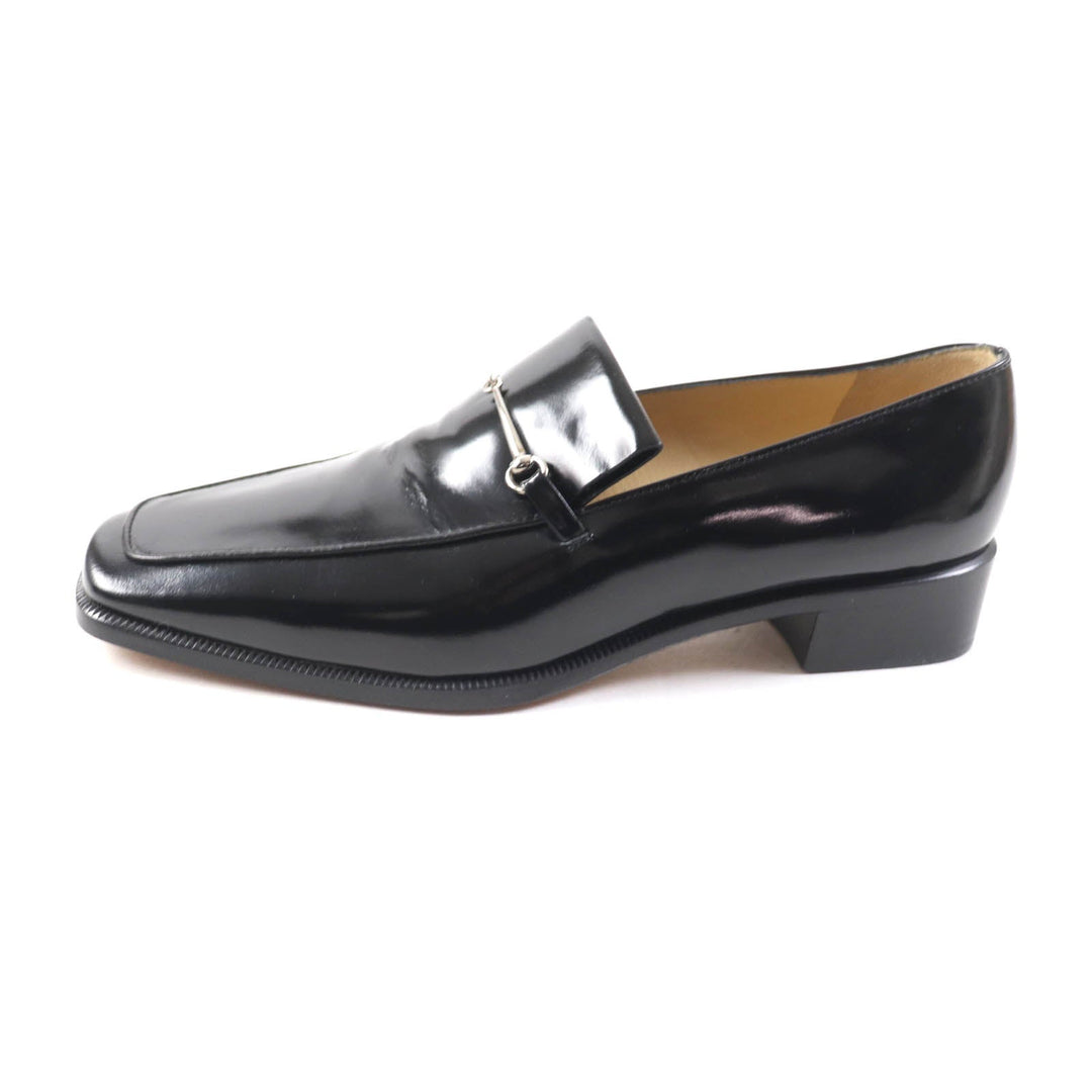 GUCCI loafers 100 0418 Main: Leather black Women 36 1/2  C Used Authentic