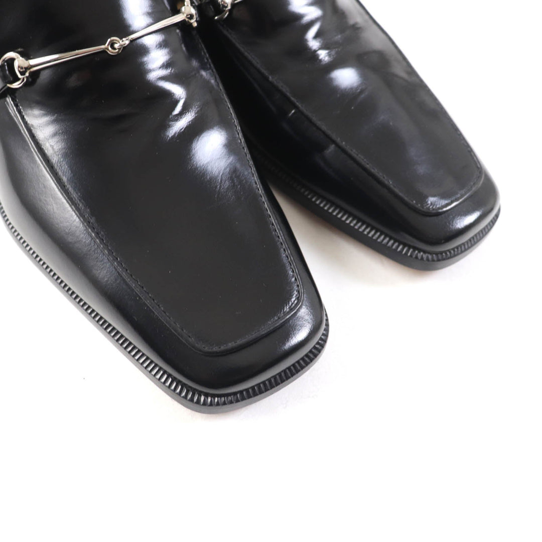 GUCCI loafers 100 0418 Main: Leather black Women 36 1/2  C Used Authentic