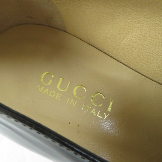 GUCCI loafers 100 0418 Main: Leather black Women 36 1/2  C Used Authentic