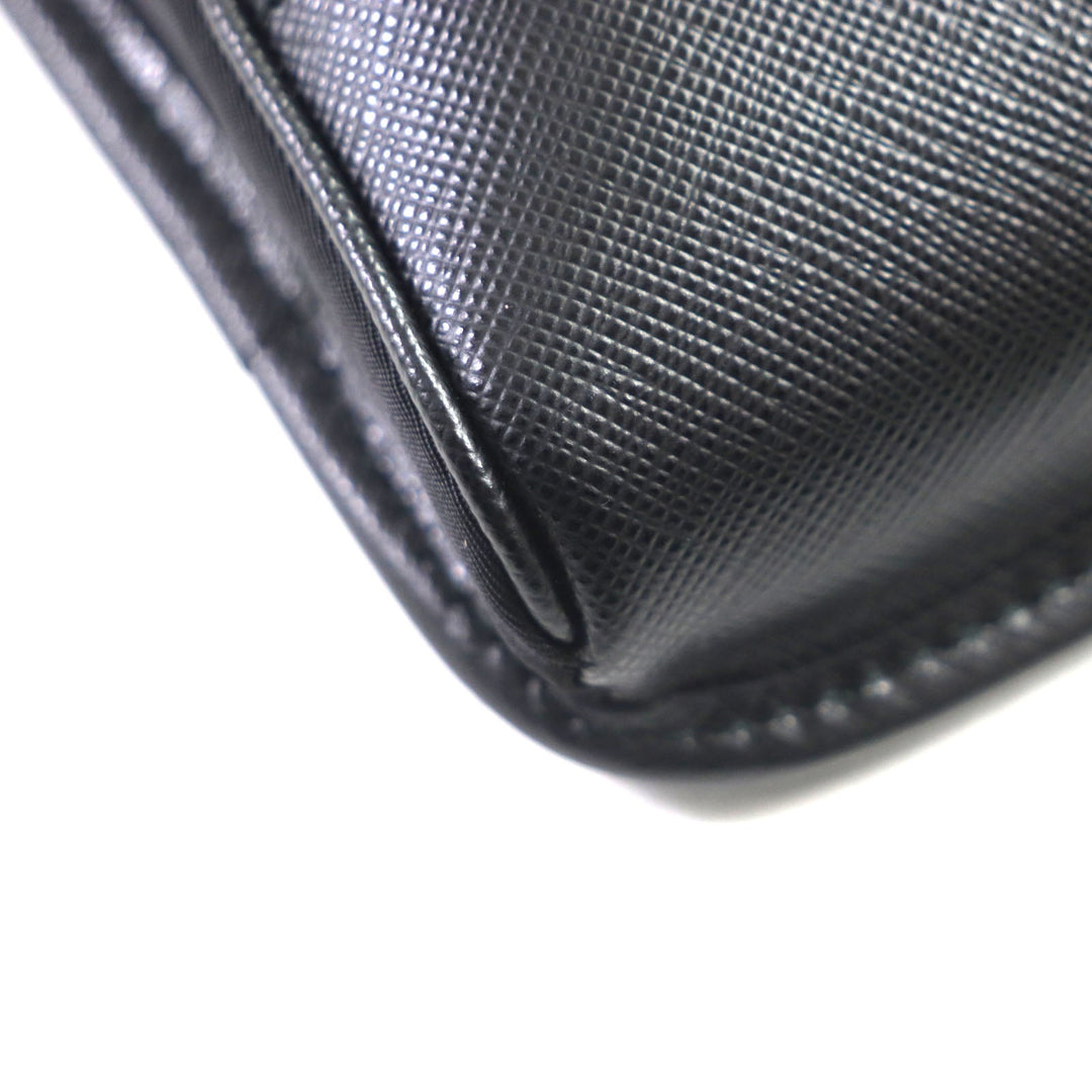 PRADA Shoulder Bag 2ZH109 Main: Nylon, Main: Cypherno leather black mens Used Authentic