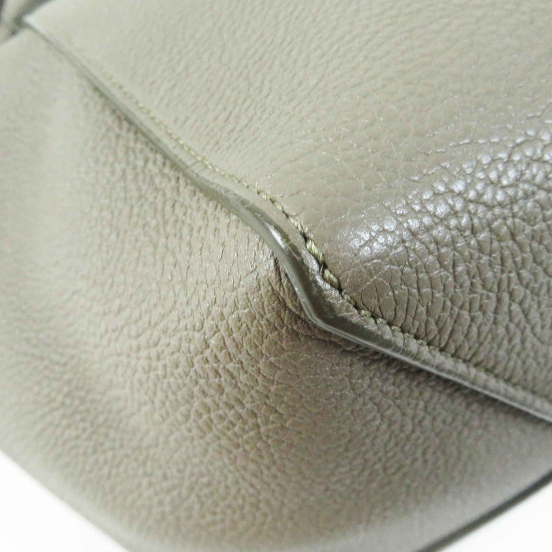CELINE Tote Bag 18902 Main: Calfskin Taupe Kava Phantom Small Women Used Authentic