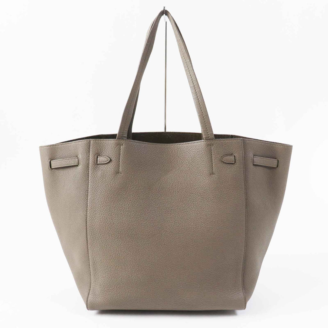CELINE Tote Bag 18902 Main: Calfskin Taupe Kava Phantom Small Women Used Authentic