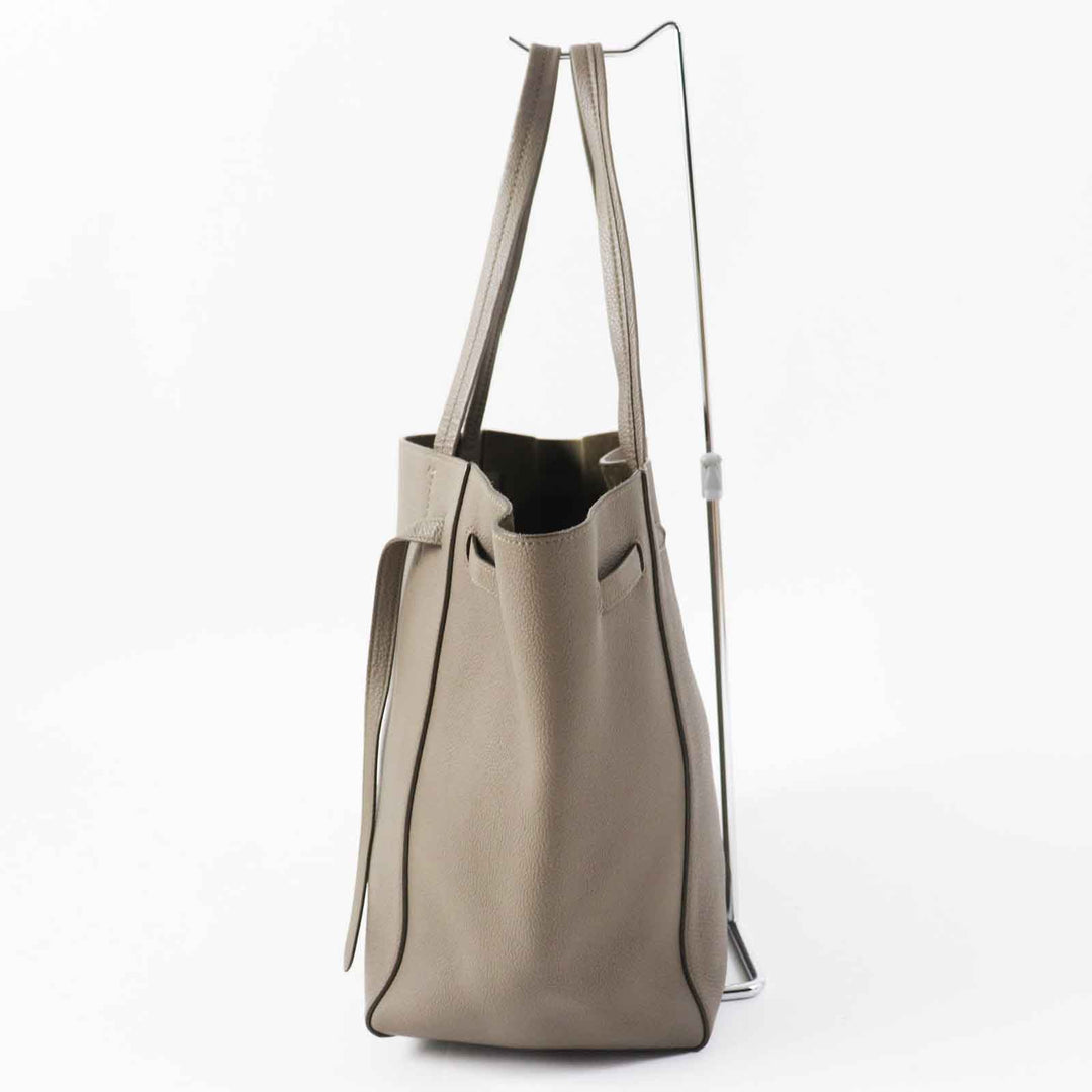 CELINE Tote Bag 18902 Main: Calfskin Taupe Kava Phantom Small Women Used Authentic
