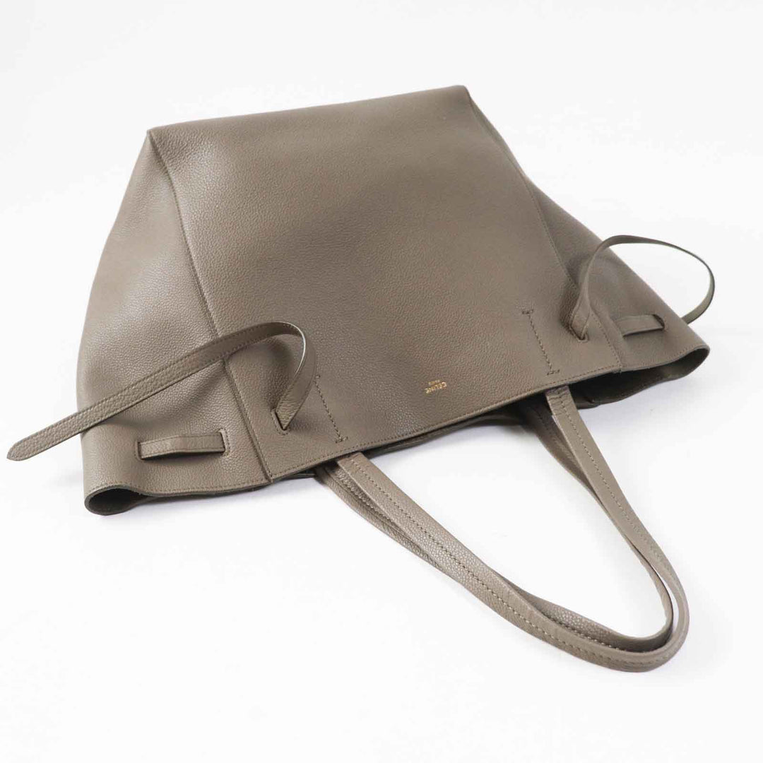 CELINE Tote Bag 18902 Main: Calfskin Taupe Kava Phantom Small Women Used Authentic