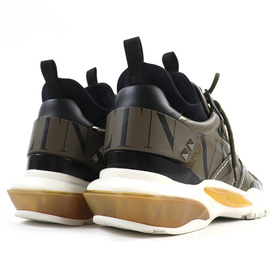 Valentino Garavani sneakers TRB39Y0 Leather, Suede khaki BOUNCE mens 40 Used Authentic