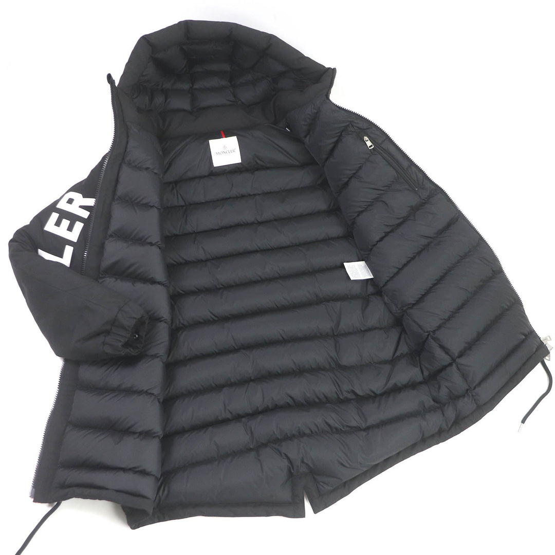 MONCLER Down jacket Outer: 100% polyester, Lining: 100% nylon, Filling: 90% down, Filling: 10% feather black CHARNIER mens 3 Used Authentic