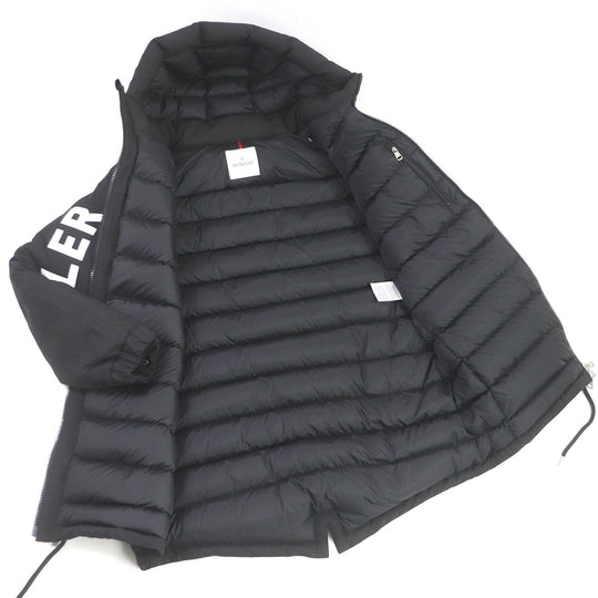 MONCLER Down jacket Outer: 100% polyester, Lining: 100% nylon, Filling: 90% down, Filling: 10% feather black CHARNIER mens 3 Used Authentic
