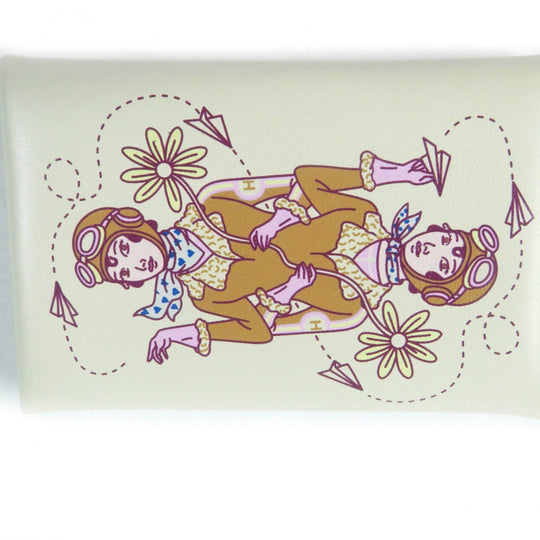 HERMES Card Case Main: Vaux Swift Nata Calvi Aviatris Women Used Authentic